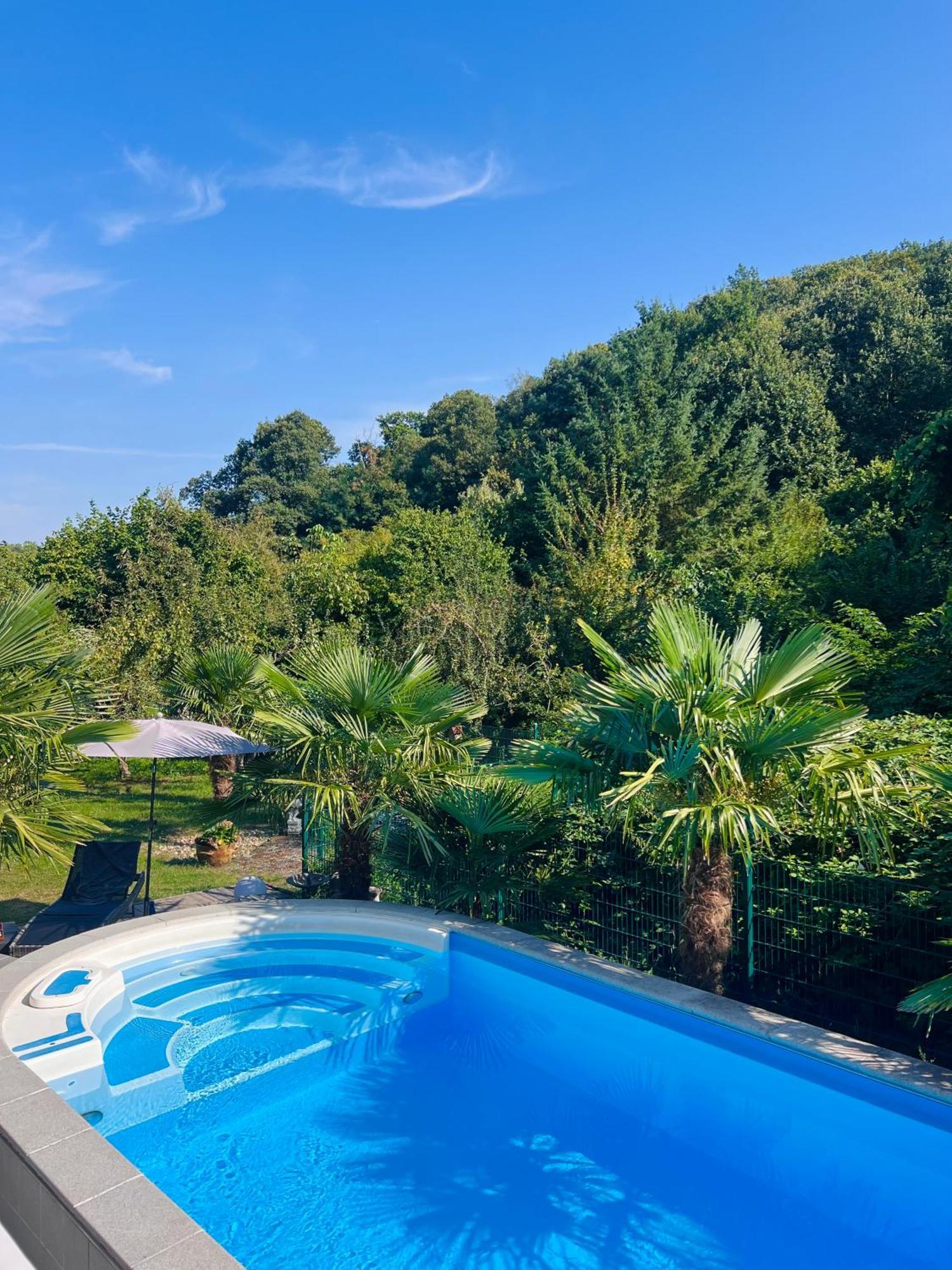 Privates Ferienhaus Mit Pool & Whirlpool Zentral In Bad Duerkheim Bad Dürkheim Exterior foto
